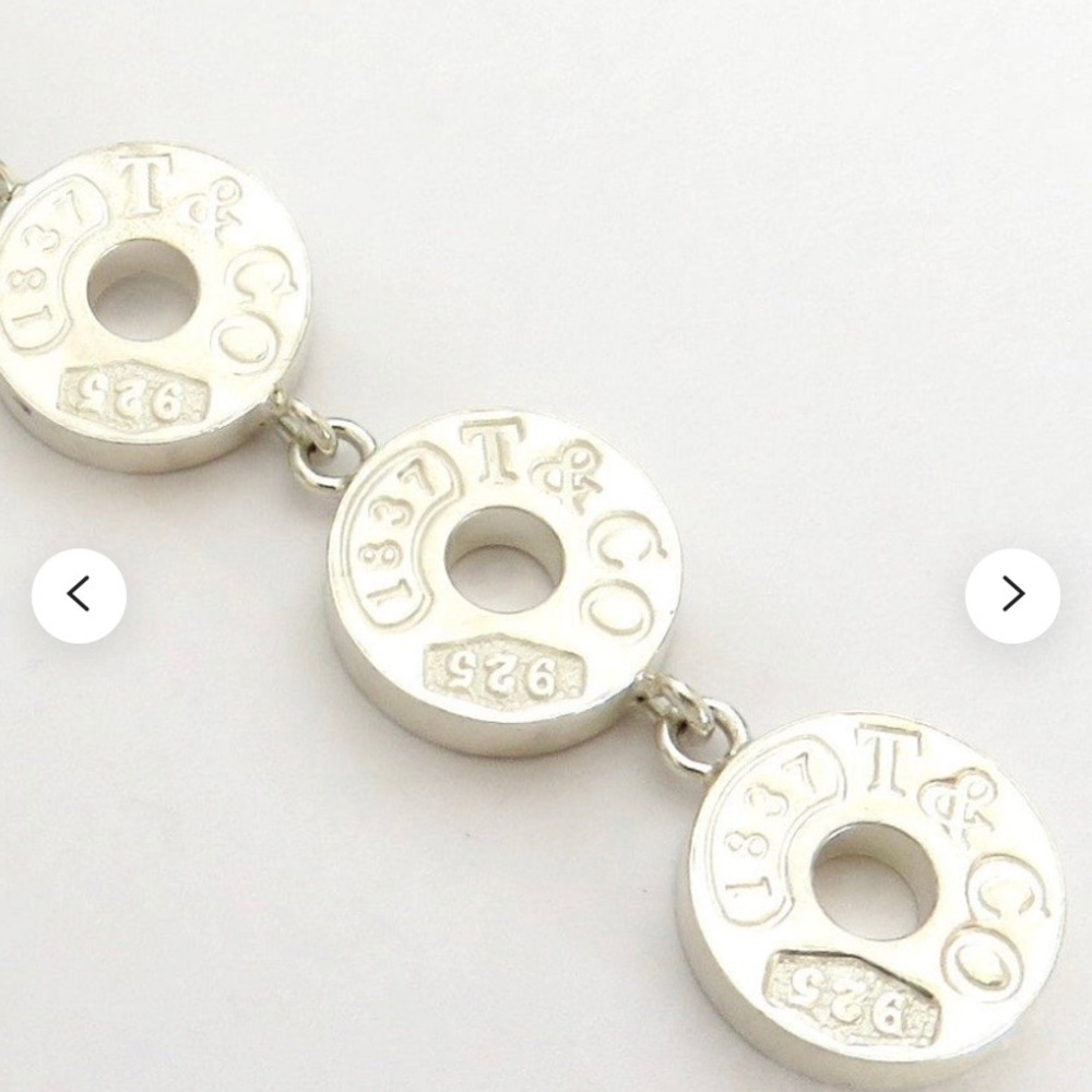Tiffany & Co. 1837 Triple Drop Circle Necklace
